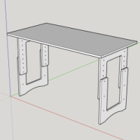 The almost finished SketchUp model